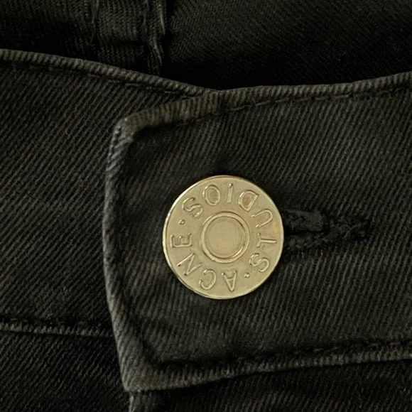 Acne Studios all black chino pants size 32” x 28” - Picture 2 of 8